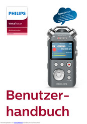 Philips VoiceTracer DVT7500 Benutzerhandbuch