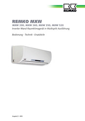 REMKO MXW 520 Bedienungsanleitung