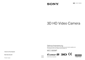 Sony MCC-3000MT Bedienungsanleitung