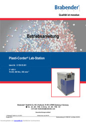 Brabender Plasti-Corder Betriebsanleitung