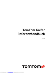 TomTom Golfer Referenzhandbuch