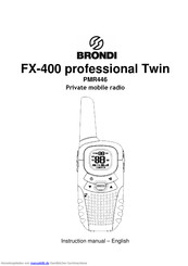 BRONDI FX-400 Twin Gebrauchsanweisung