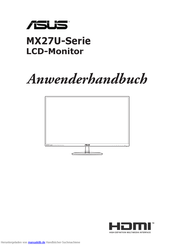 Asus MX27U-Serie Anwenderhandbuch