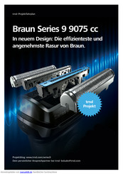 Braun 9075 cc Handbuch
