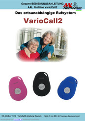 AAL Homecare VarioCall2 Bedienungsanleitung