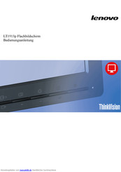 Lenovo ThinkVision LT1913p Bedienungsanleitung