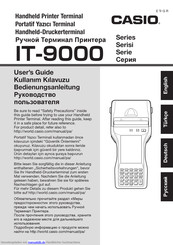 Casio IT-9000 Series Bedienungsanleitung