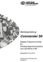 Control Techniques Commander SK Betriebsanleitung