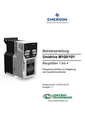 Emerson Unidrive M101 Betriebsanleitung