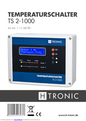 H-Tronic TS 2-1000 Anleitung