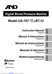 AND UA-767 Plus BT-Ci Bedienungsanleitung