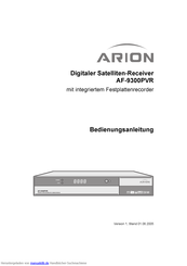 Arion AF-9300PVR Bedienungsanleitung
