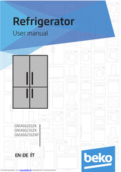 Beko GN1416221ZX Benutzerhandbuch