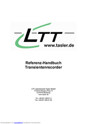 LTT LTT-186-16ch Referenzhandbuch