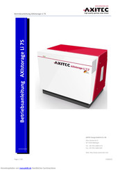 AXITEC AXIstorage Li 7S Betriebsanleitung