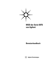 Agilent Technologies MSD 5975 Benutzerhandbuch