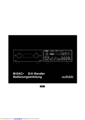 Audiolab M-DAC+ Bedienungsanleitung