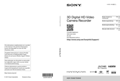 Sony HDR-TD30VE Bedienungsanleitung