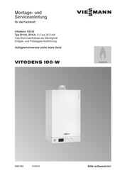 Viessmann Vitodens 100-W B1KA Montageanleitung