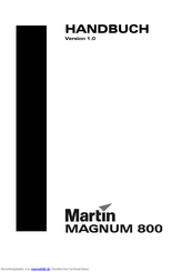Martin Magnum 800 Handbuch
