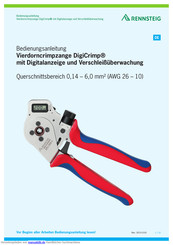 Rennsteig DigiCrimp0,14 - 6,0 mm Bedienungsanleitung