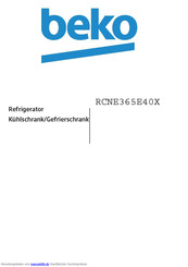 Beko RCNE-365E40-X Bedienungsanleitung
