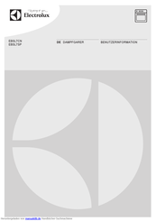 Electrolux EBSL7CN Benutzerhandbuch