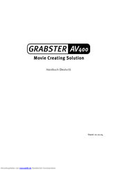 TerraTec GRABSTER AV400 Handbuch