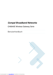 Compal Broadband Networks CH6640E Benutzeranleitung