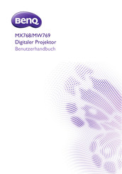BenQ MX768 Benutzerhandbuch