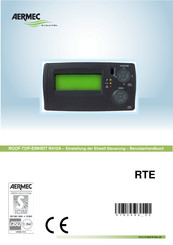 AERMEC RTE R410A Benutzerhandbuch