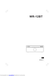 Sangean WR-12BT Bedienungsanleitung