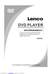 LENCO DVD-226 Benutzerhandbuch