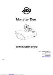 ADJ Monster Duo Bedienungsanleitung