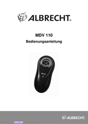 Albrecht MDV 110 Bedienungsanleitung