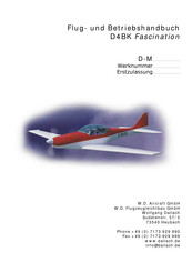 W.D. D4BK Fascination Flug- Betriebshanbuch
