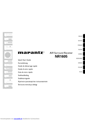 Marantz NR1605 Kurzanleitung
