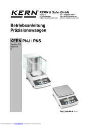 KERN PNS Betriebsanleitung