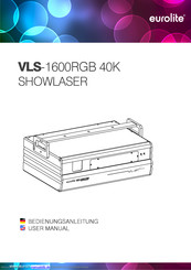 EuroLite VLS-1600RGB 40K Bedienungsanleitung