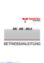 TOHATSU M6 Betriebsanleitung