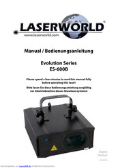 Laserworld Evolution ES-600B Bedienungsanleitung