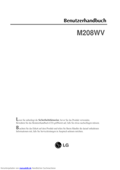 LG M208WV Benutzerhandbuch