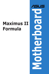 Asus Maximus II Formula Handbuch