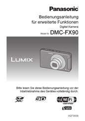 Panasonic lumix DMC-FX90 Bedienungsanleitung
