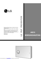 LG AN215 Bedienungsanleitung