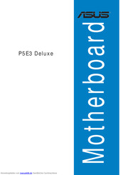 Asus P5E3 DELUXE Handbuch
