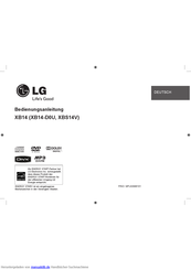 LG XB14 Bedienungsanleitung