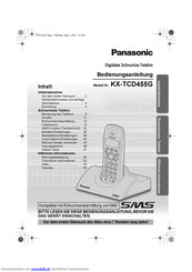 Panasonic KX-TCD455G Bedienungsanleitung