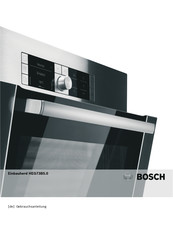 Bosch HEG73B5.0 Edelstahl Einbauherd Gebrauchsanleitung
