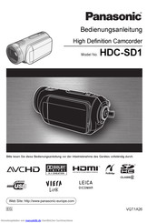 Panasonic HDC-SD1 Bedienungsanleitung